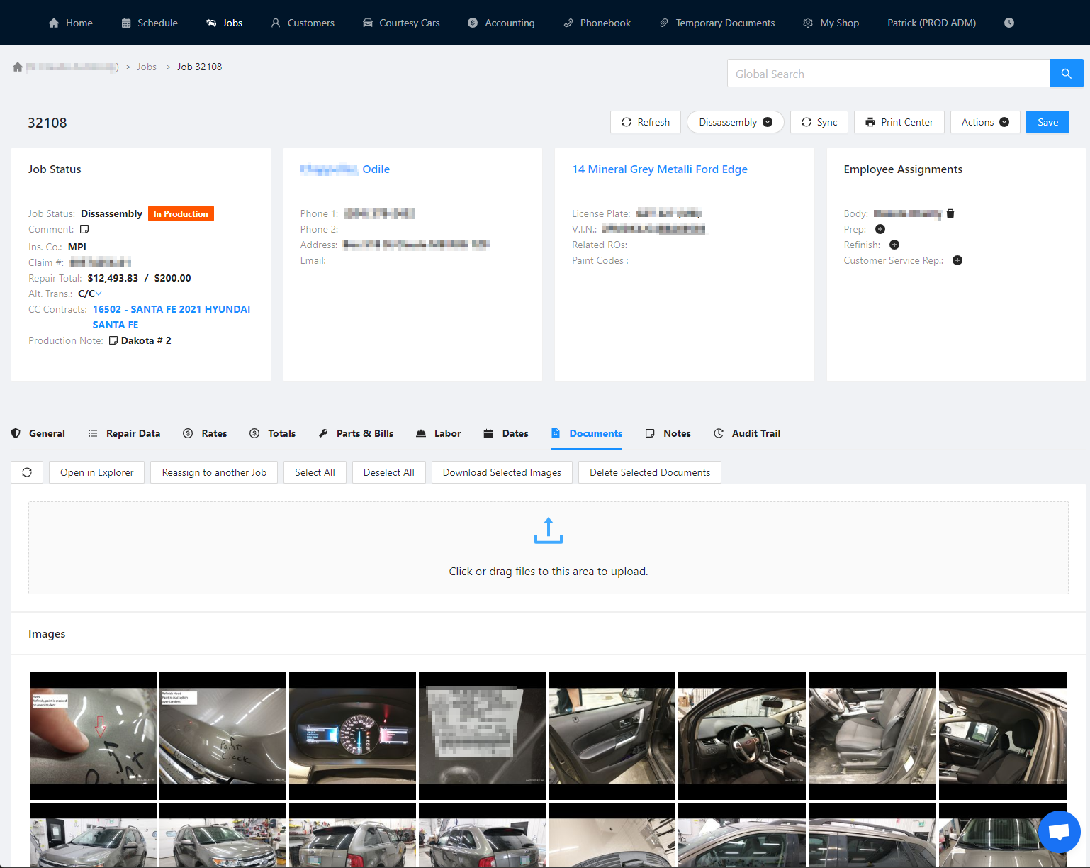 screenshot of ImEX Online
